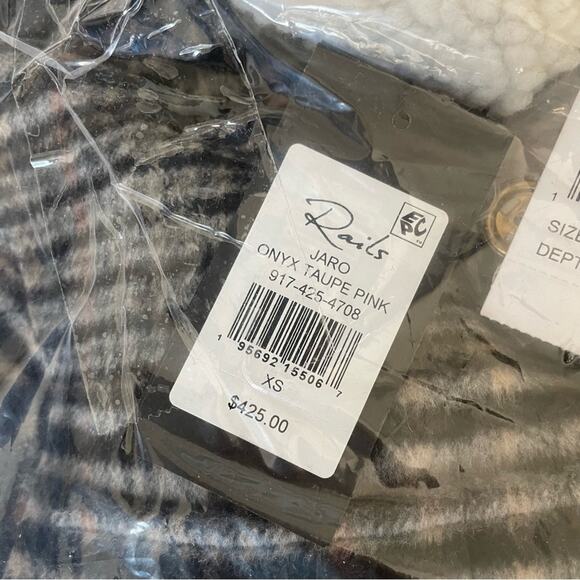 NWT New Rails Jaro Plaid Oversized Wool Blend Jacket Size XS - Picture 8 of 10